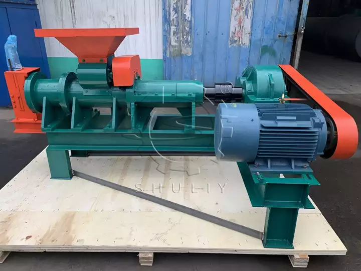 charcoal briquette extruder machine shipped to the Philippines