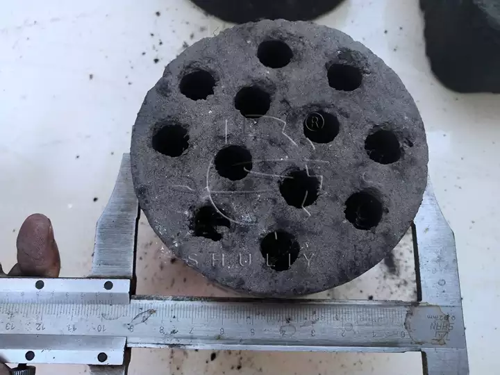 round honeycomb charcoal