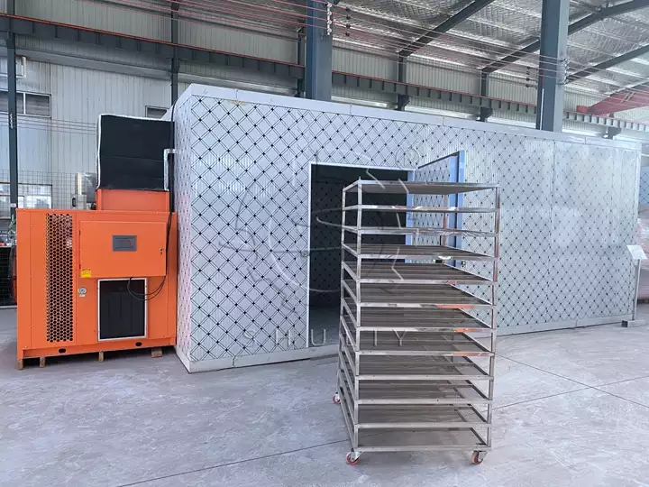 trolley for charcoal dryer machine