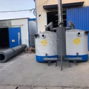 vertical charcoal furnace for sawdust briquettes
