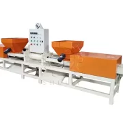 machine de fabrication de blocs de palettes en bois