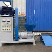 máquina de briquetagem de serragem de biomassa