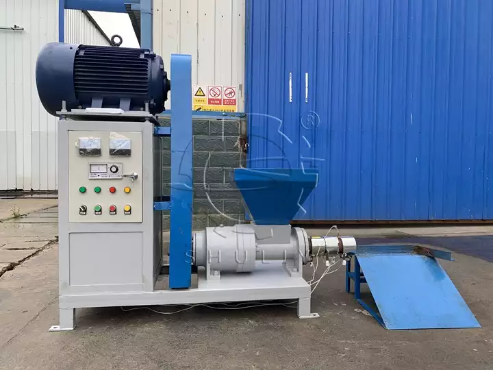 máquina de briquetagem de serragem de biomassa
