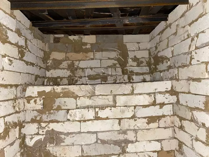 built brick klin for heating
