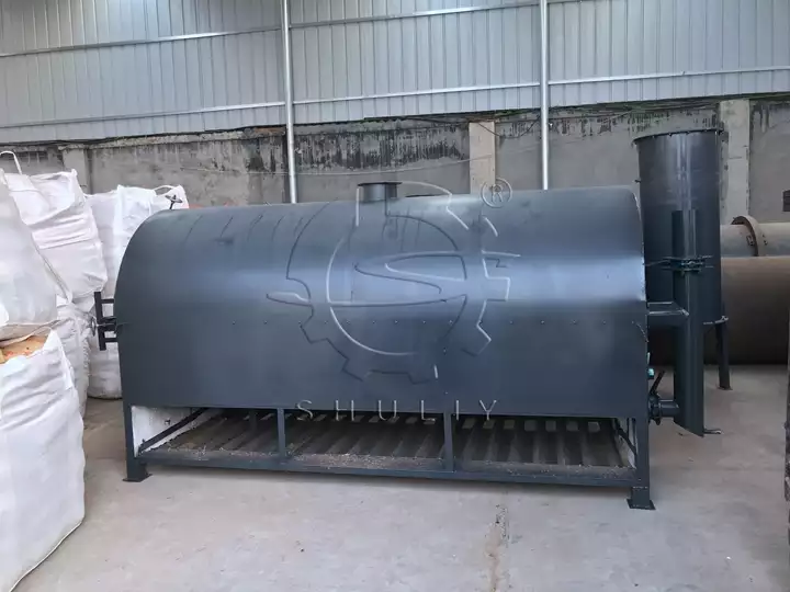 horno carbonizador horizontal