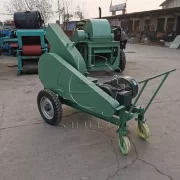 motor powered small disc wood chipper