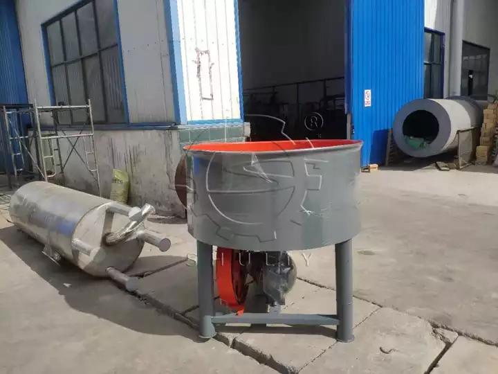 wheel grinding and mixing machine