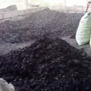 coconut charcoal making