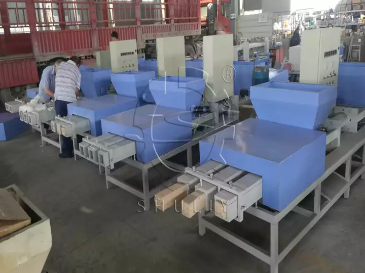 machine de fabrication de blocs de palettes en bois à vendre