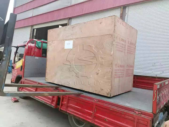 deliver wood debarker to Brazil