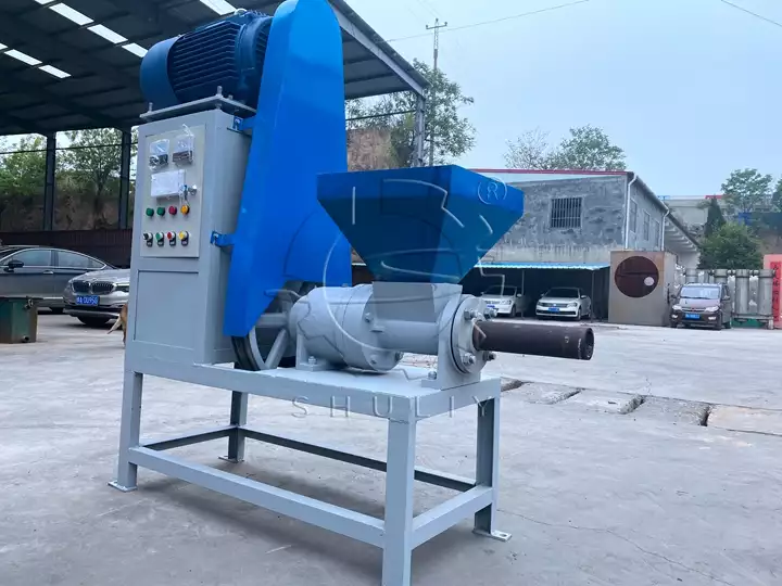máquina de fabricación de biobriquetas